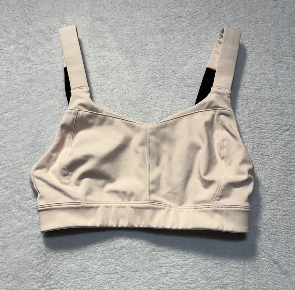 Oiselle Sports Bra Womens 4 Pink Running Athletic Top Adjustable Straps